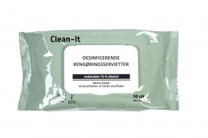 Vådservietter_Clean-It desinficerende vådservietter DKi_6749